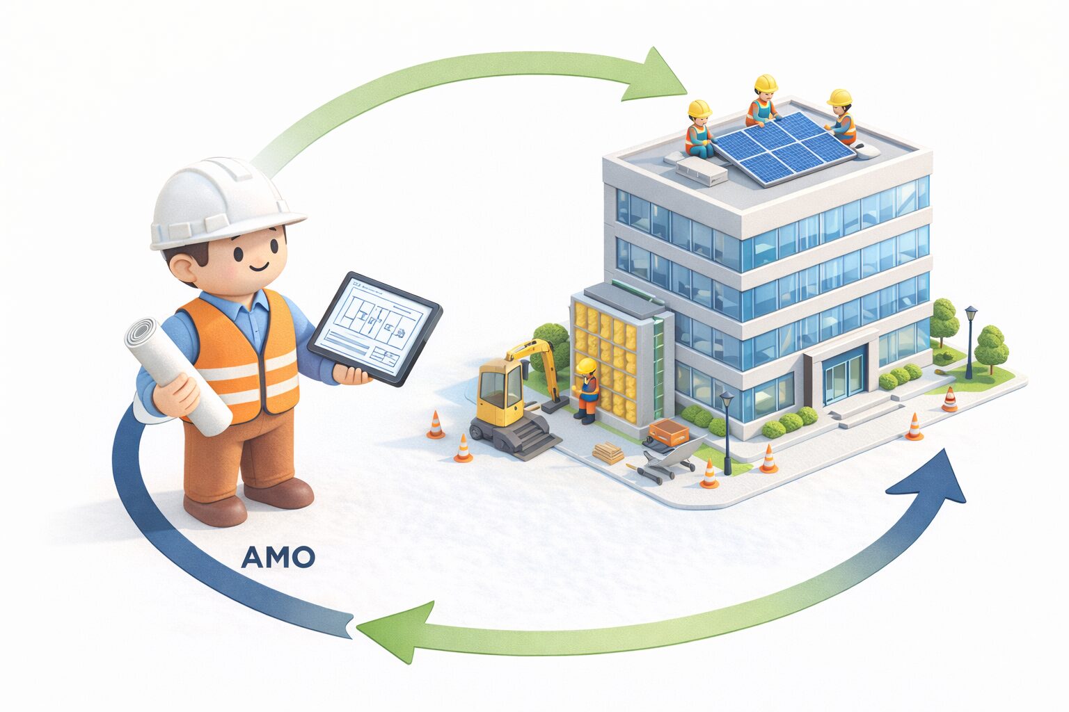 Accompagnement AMO et réalisation de travaux PAC air-air rénovation globale tertiaire CEE 2026