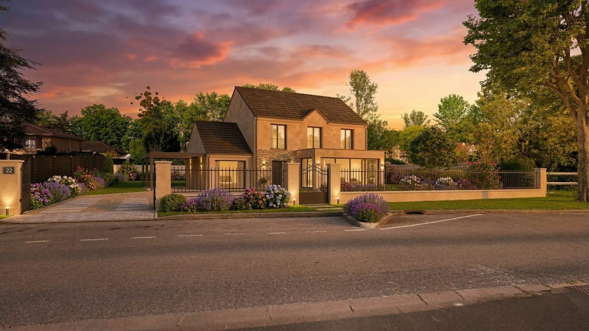 Lot C - Coucher de soleil