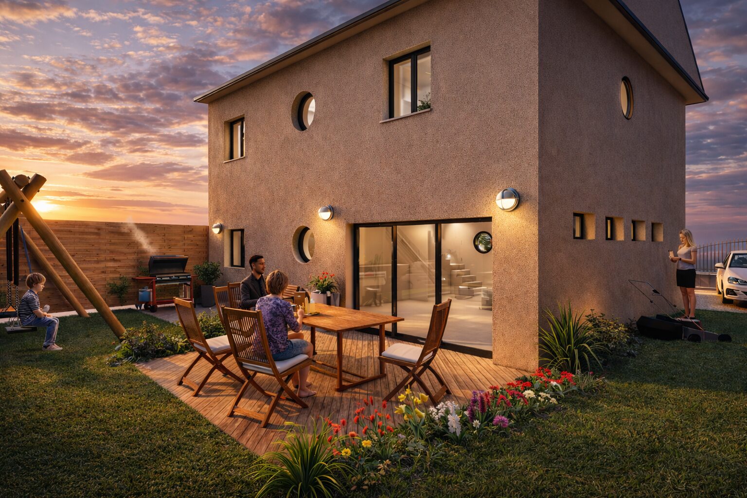 Lot A - Jardin arrière