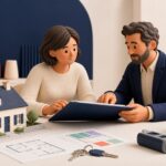 Propriétaire préparant les documents de son logement avant un audit énergétique de vente
