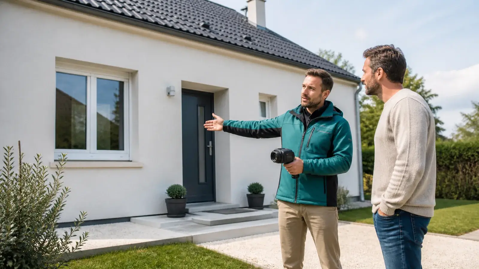 Maison individuelle concernée par un audit énergétique avant sa vente
