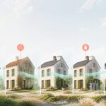 Évolution lumineuse d’une maison française à travers cinq étapes entre audit initial et rénovation énergétique