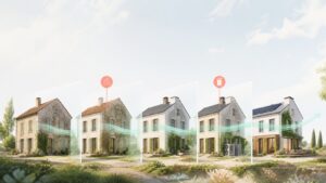 Évolution lumineuse d’une maison française à travers cinq étapes entre audit initial et rénovation énergétique